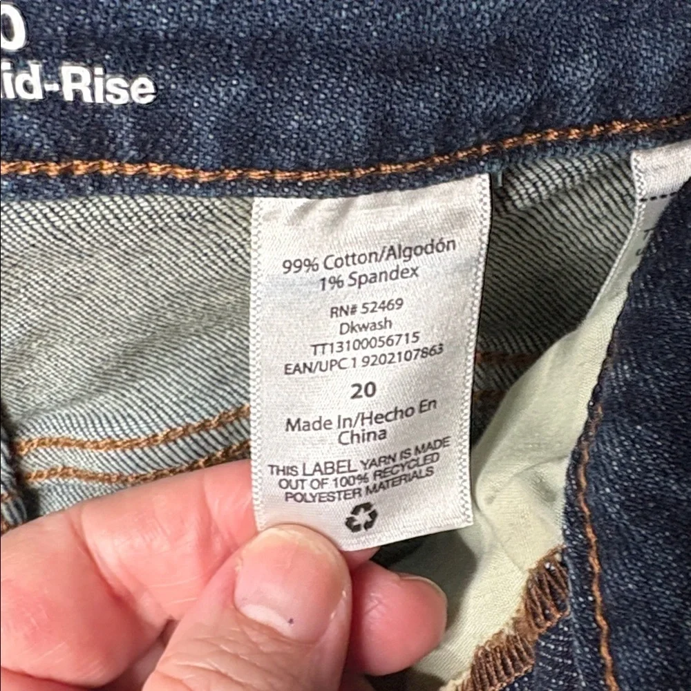 Time and Tru Mid-Rise Denim Jeans Size 20 - Picture 4 of 16